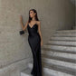 Black long Satin dress 