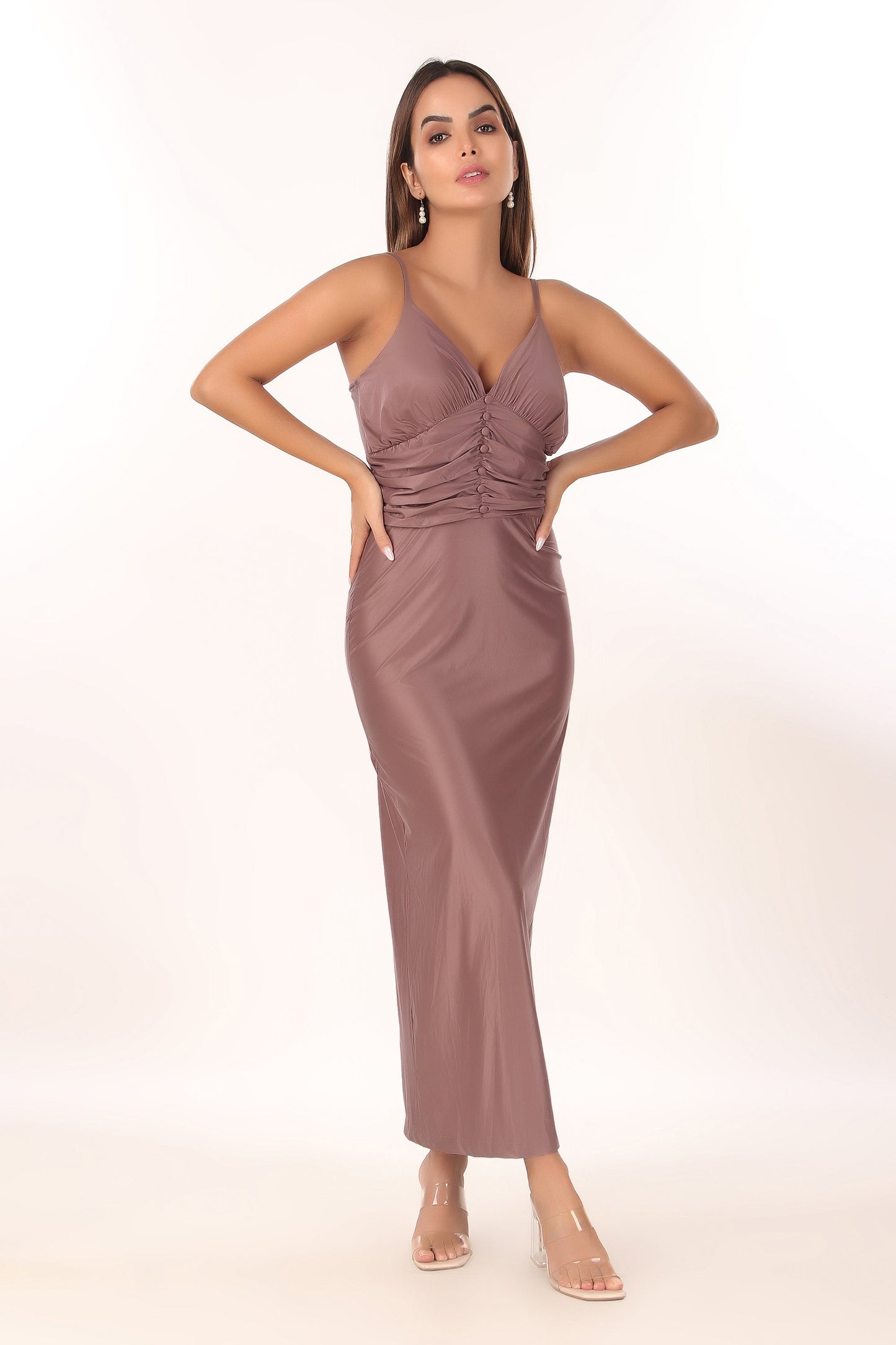 Rose Gold Bodycon Dress 