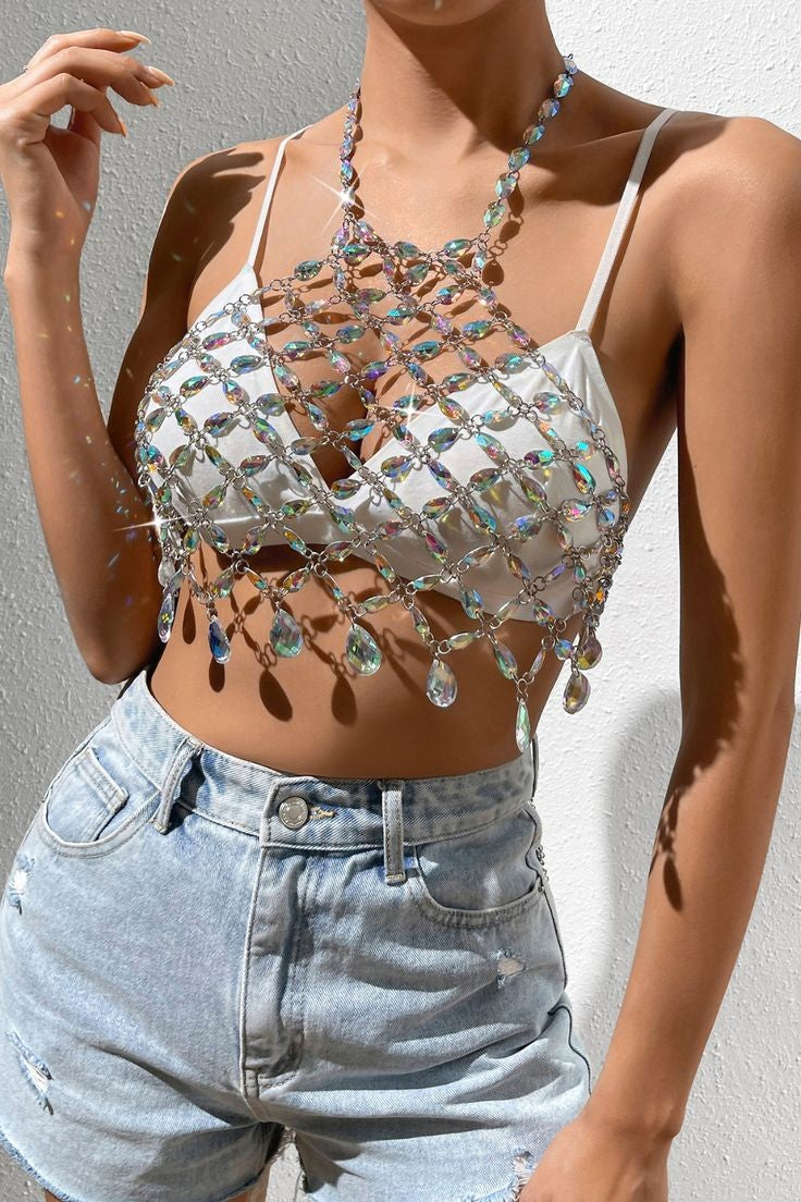 Sequin pendent top 