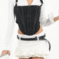 White Pleated Chilling Skirt 