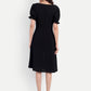 Betty midi black dress 