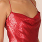 Red Sequin Dress 