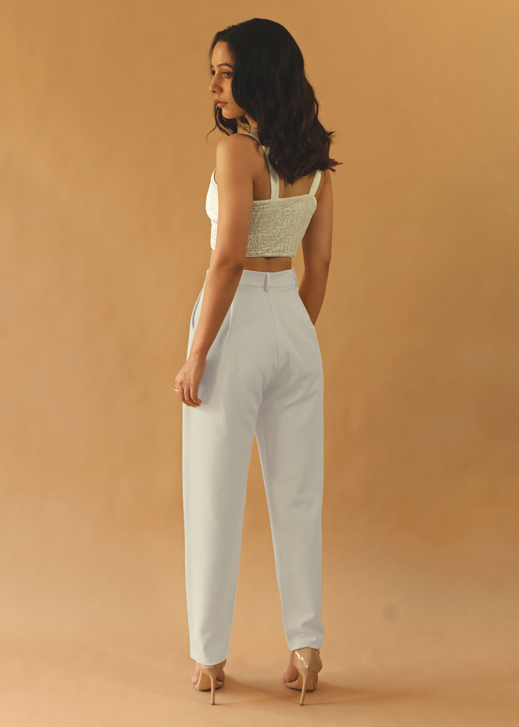 Narrow Trousers White