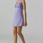 Tulip Lavender Spaghetti Cotton Dress 