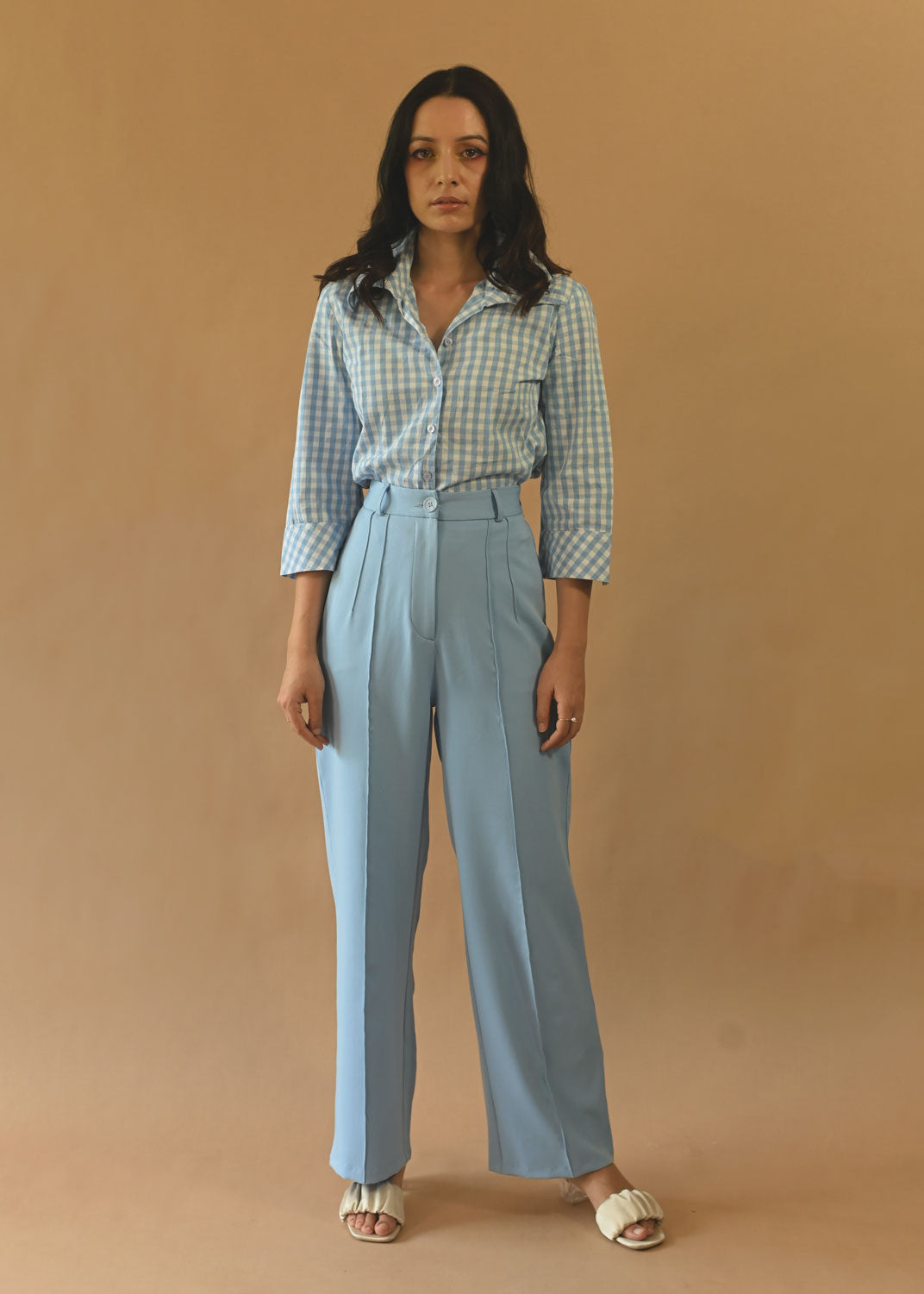 Parallel Trousers Powder Blue