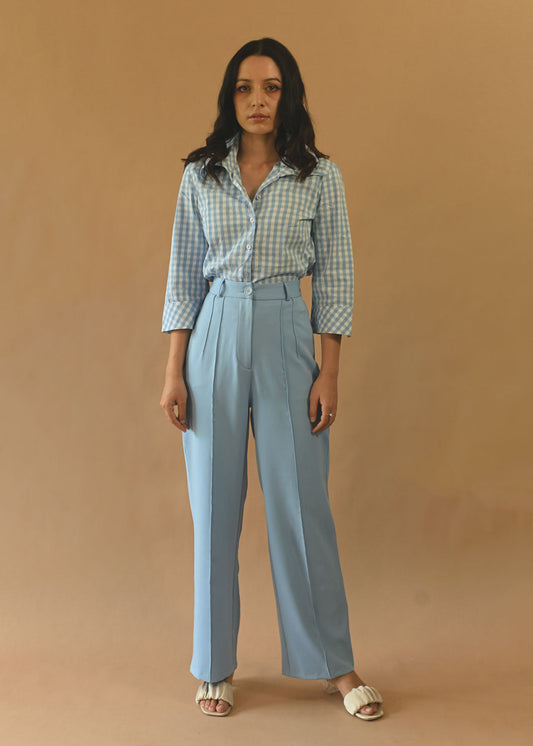 Parallel Trousers Powder Blue