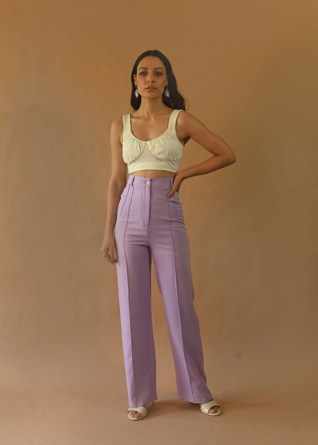 Parallel Trousers Lavendar