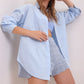 Easy casaul blue shirt 