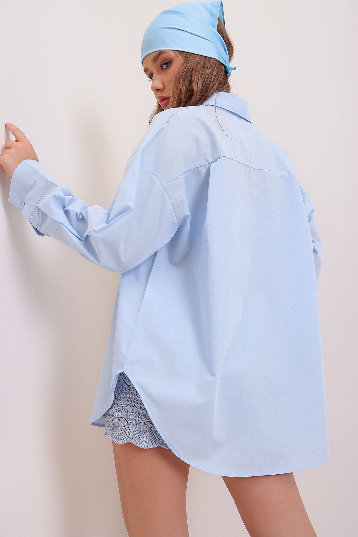 Easy casaul blue shirt 