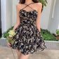 IZF Floral Summer Black Dress 