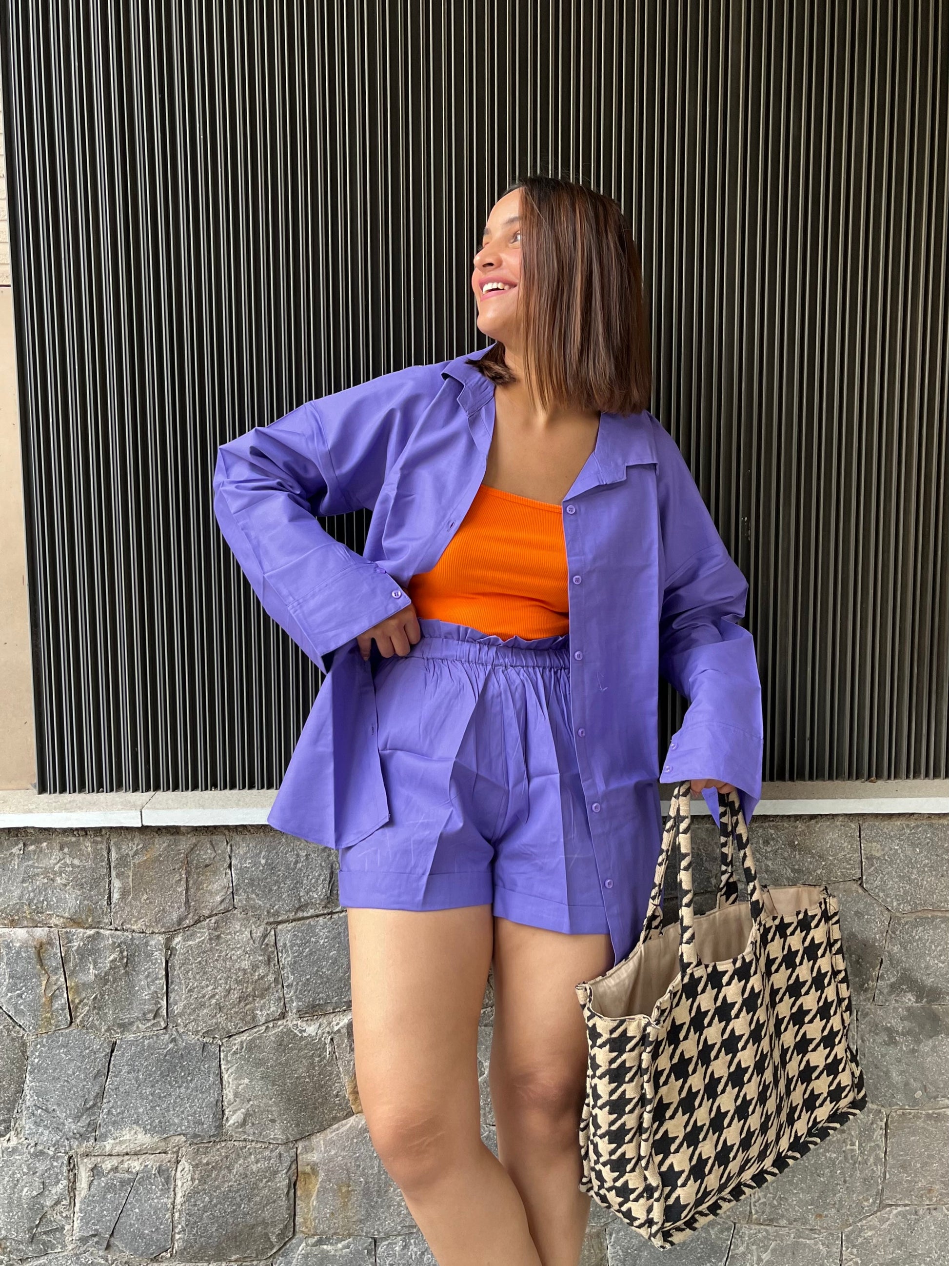 Lavender Oversize Shirt 