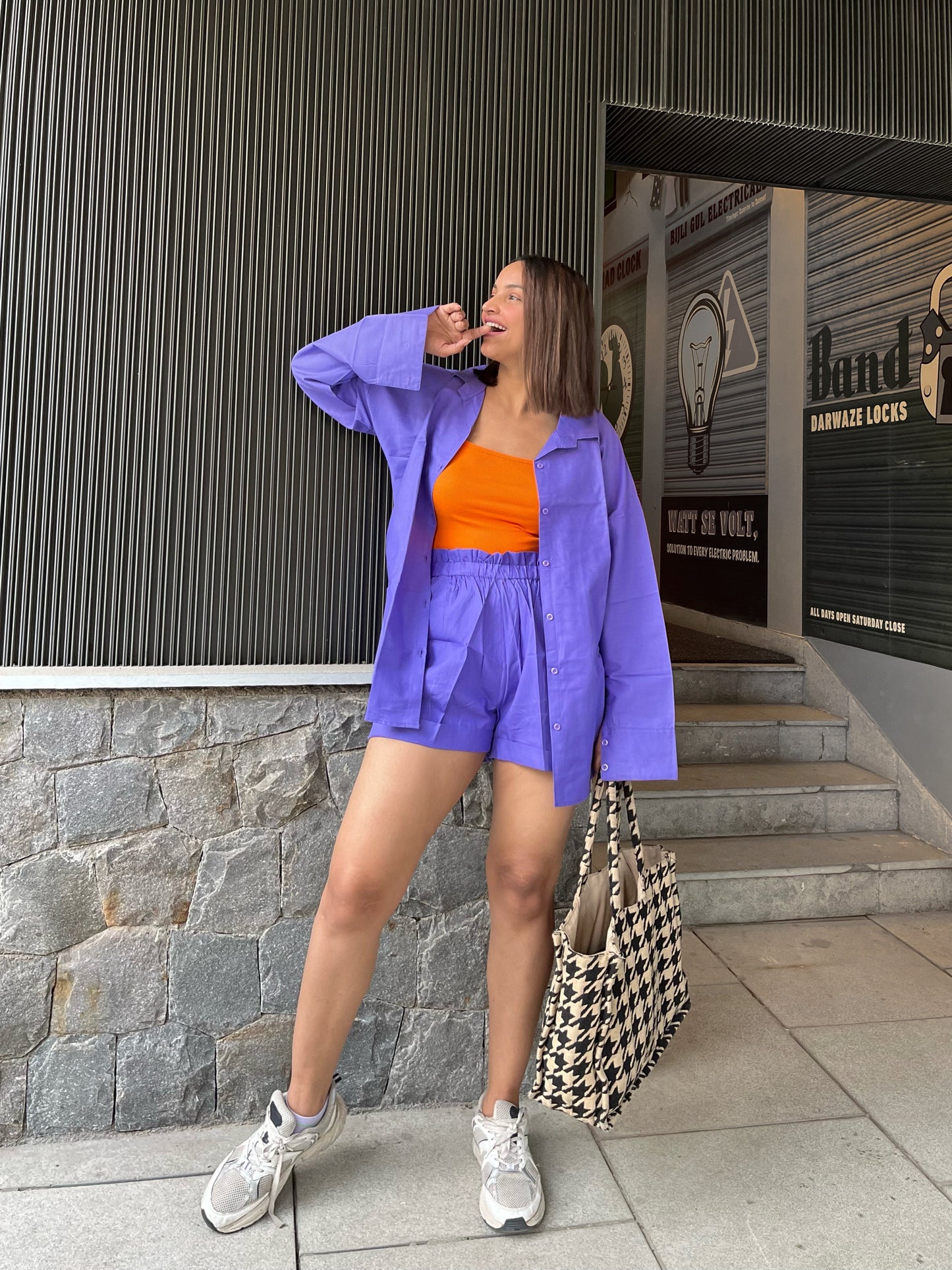 Lavender Oversize Shirt 