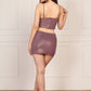 Tyrian Purple Corset Co-ord 