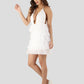 Adronl White Layered Dress 