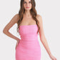 Missonia Carnation Pink Corset Mini Dress 