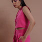 Tailored Waistcoat Hot Pink