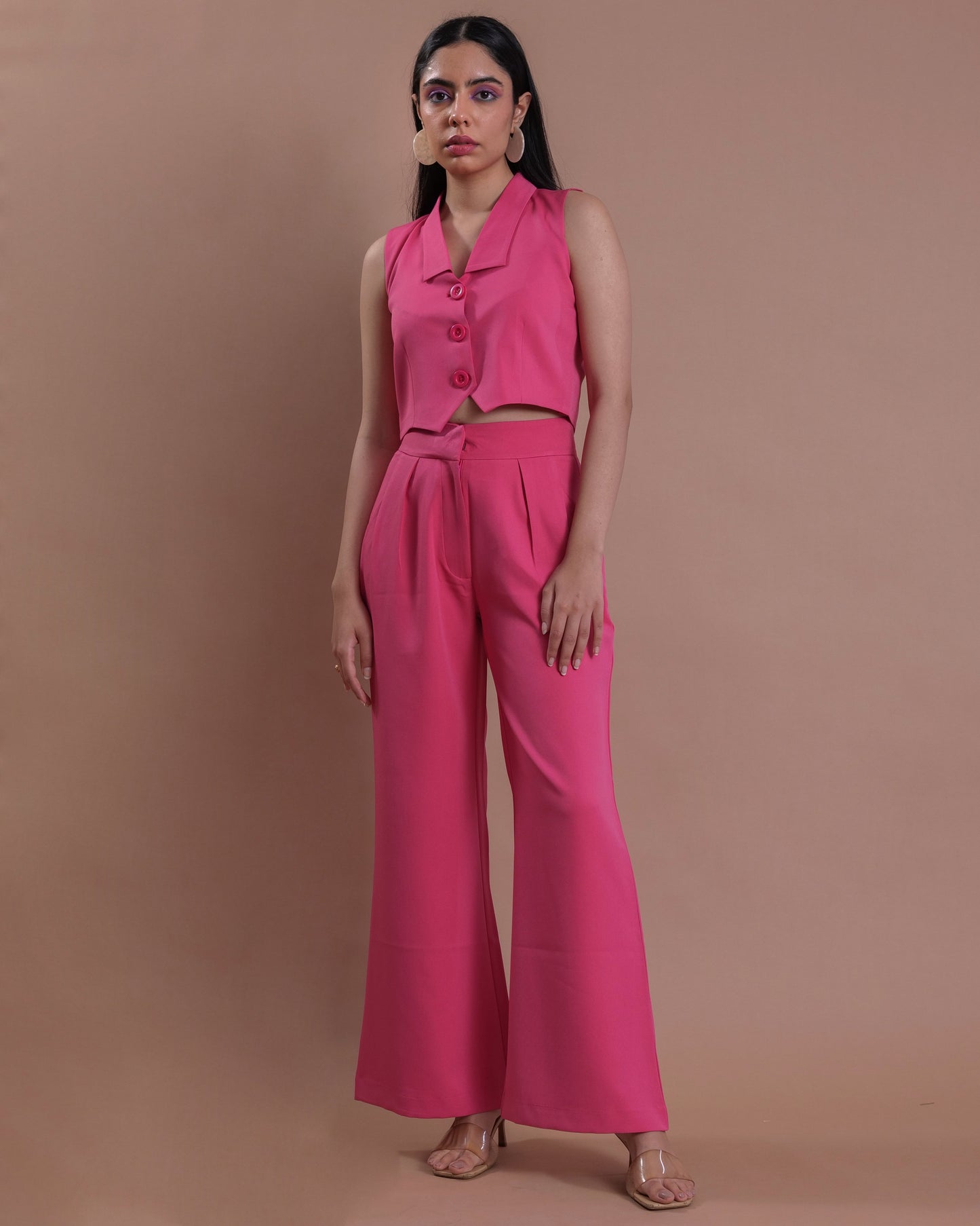 The Baggy Co-ord Set Hot Pink