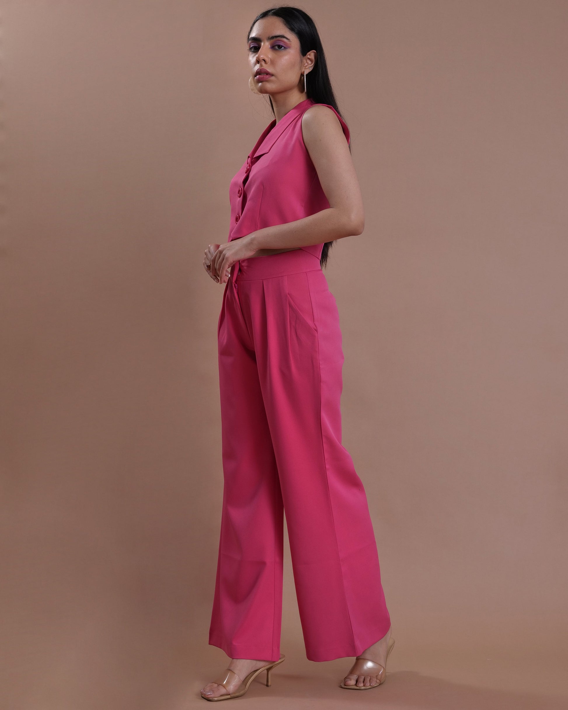 The Baggy Co-ord Set Hot Pink