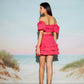 Pink Mini Frill Skirt Pink