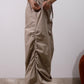 flared parachute pants Khaki