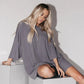 2 PIECE OUTFIT LOUNGE SET LIGHT GREY