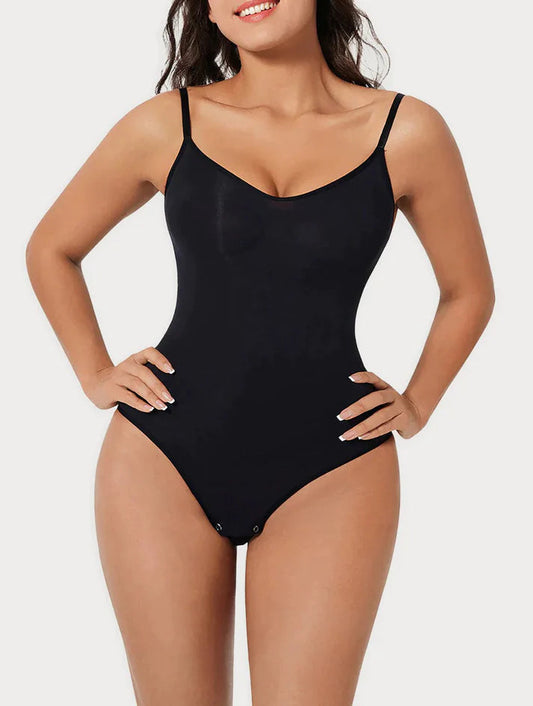 🔥Snatched Bodysuit - Body Shaper✨👗 BLACK