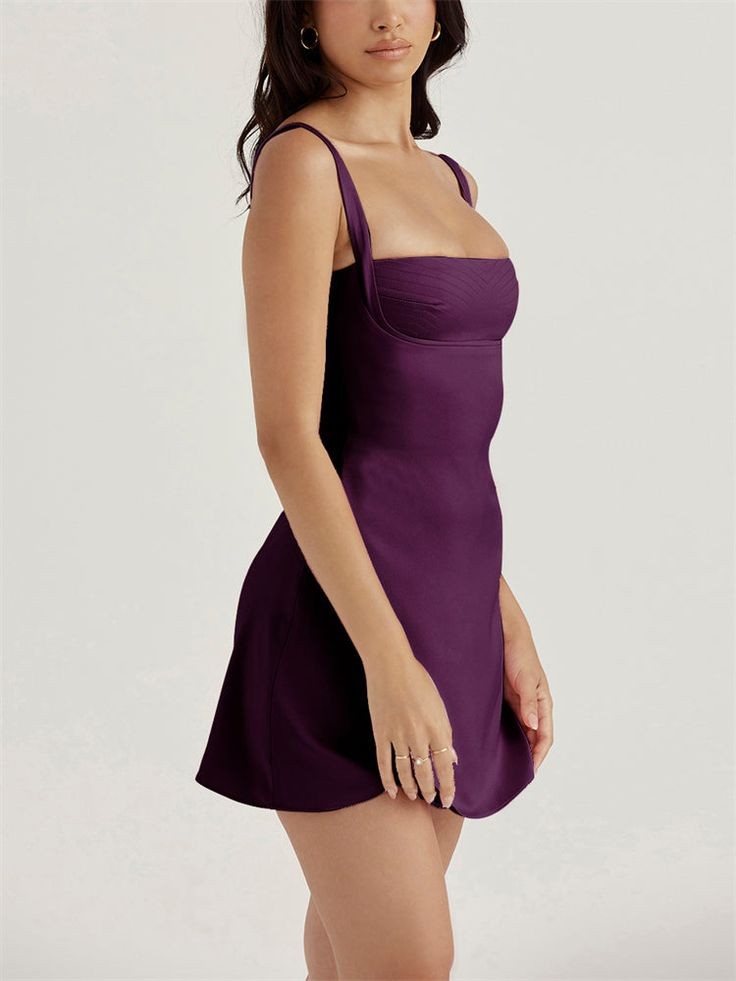 Airina plum dress