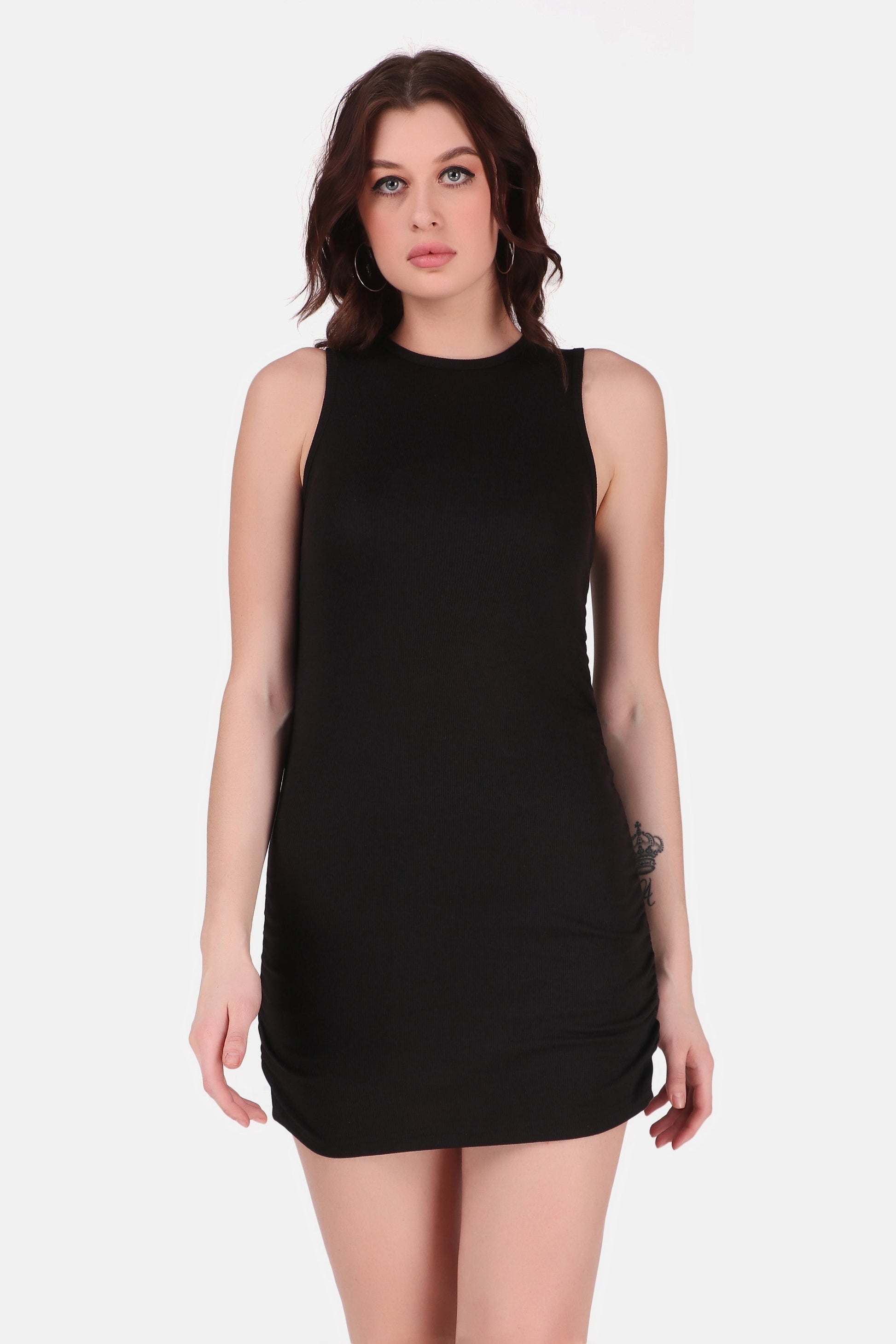 Ruched dress - Black