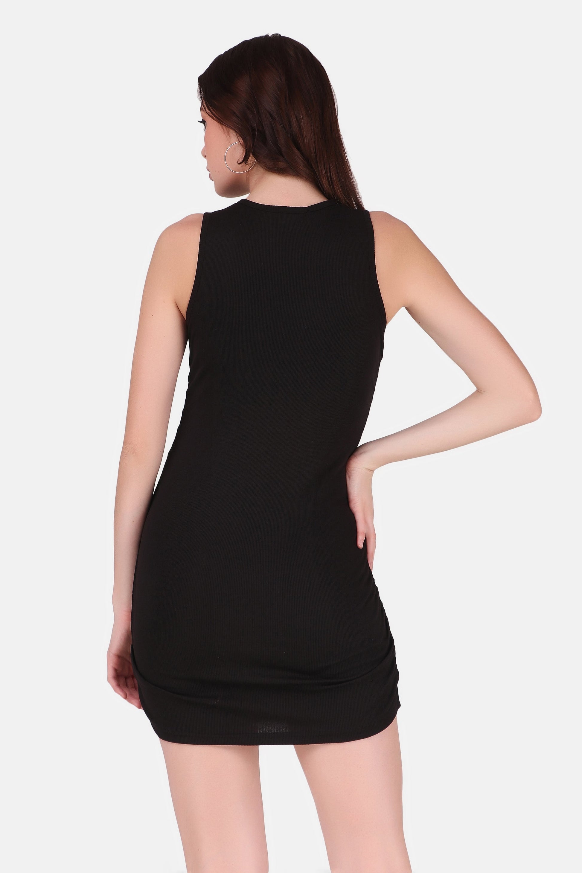 Ruched dress - Black