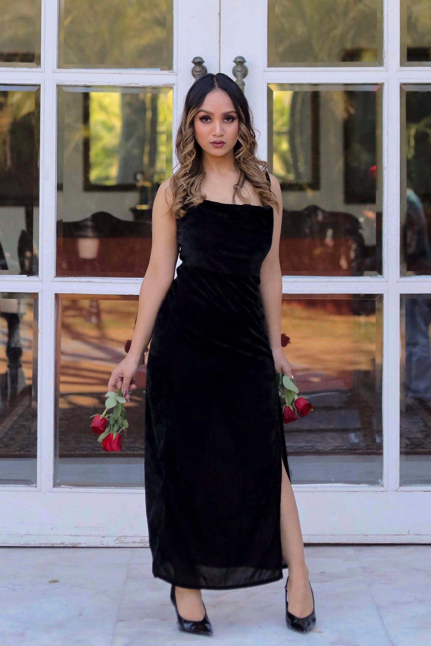 Velvet Dress - Black