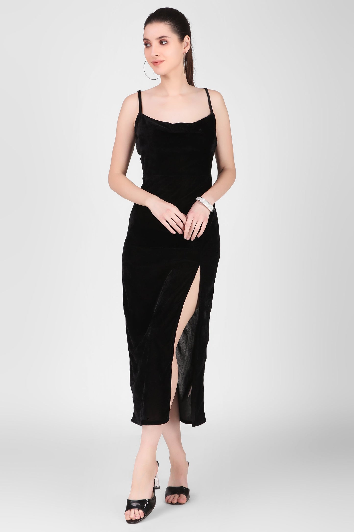 Velvet Dress - Black