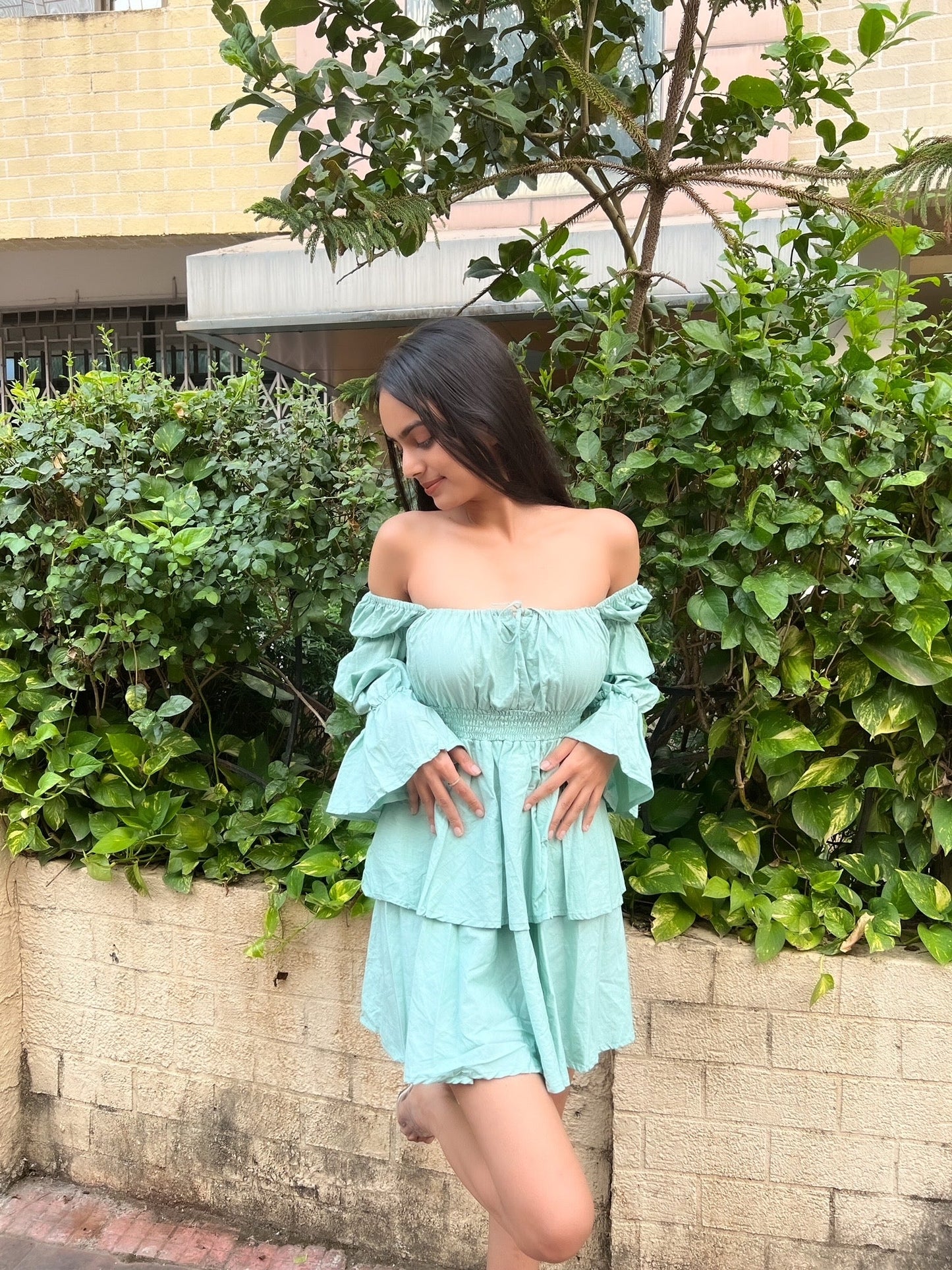 Cindrella Mint Green dress 