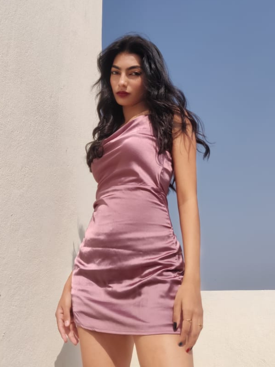 The Aurora Satin Dress 